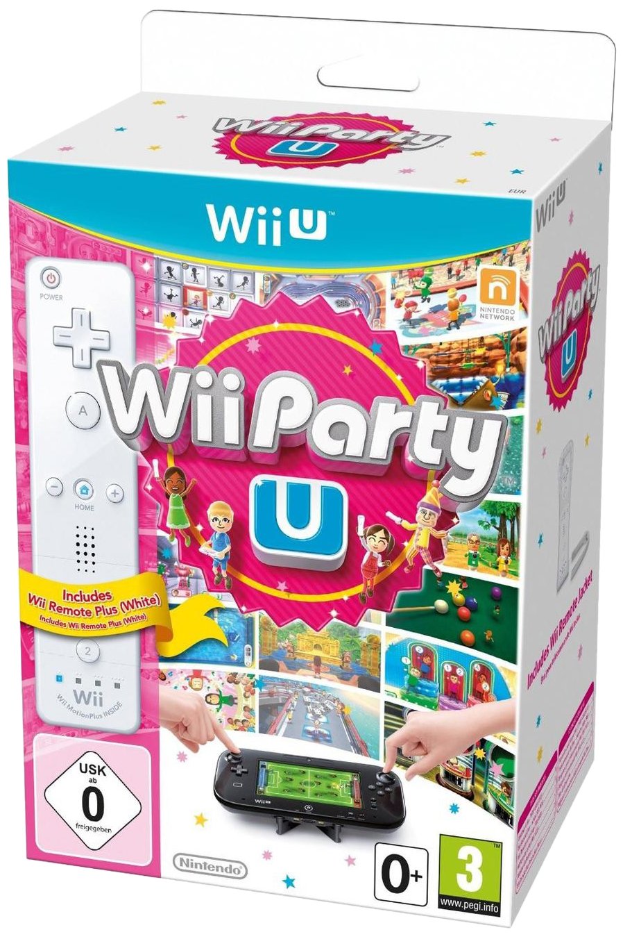 Wii Party U + Remote - Controller (weiß) - [Nintendo Wii U